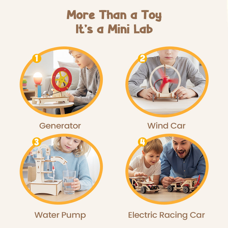 🔧 60% OFF NOW! 🧩 DIY Creative Handmade Tech Toys - Build & Learn with Electronic Components, Fun STEM Education for Kids 🚀📦