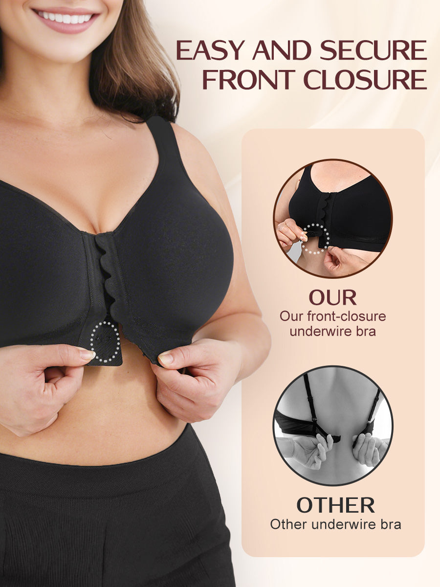 LOSWIE® ShellEase™Bra Comfort Front Closure Bra