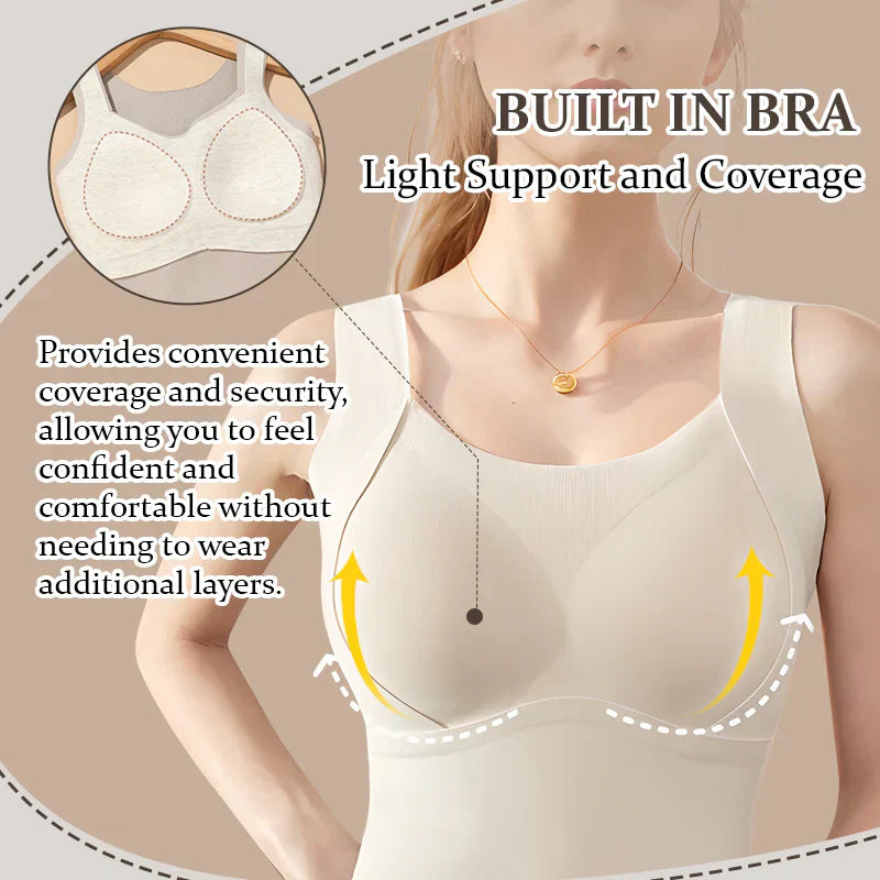 💃2025 New 50%OFF✨Thickened Warm Tank Top with Lined Bra