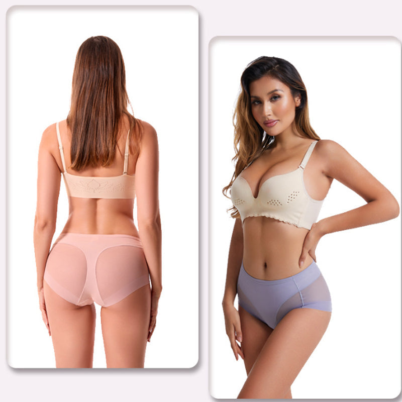 šBuy 2 get 1 Freeā³High Waist Ice Silk Seamless Shaping Briefsļ¼3PCSļ¼