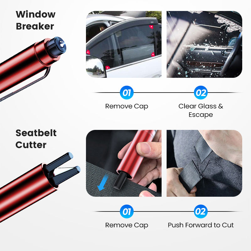 🚨 LAST DAY SALE 50% OFF🔥 Mini Emergency Car Escape Tool – Your Savior on the Road! 🚗💨