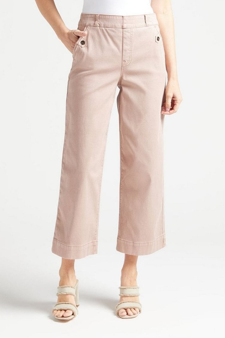 👖🍂 2025 AUTUMN HOT SALE 50% OFF💷Stretch Twill Cropped Wide Leg Pants