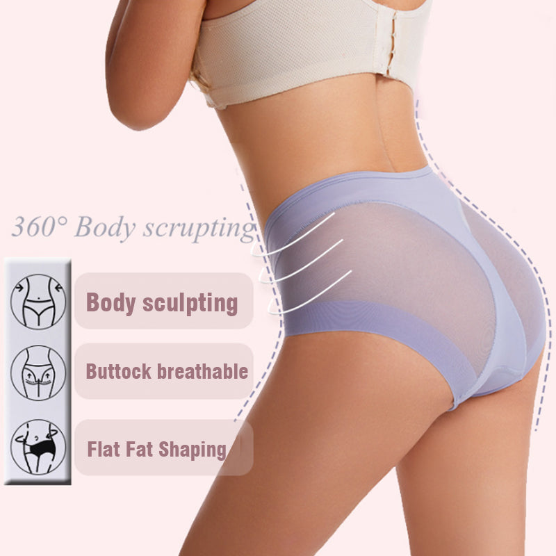 šBuy 2 get 1 Freeā³High Waist Ice Silk Seamless Shaping Briefsļ¼3PCSļ¼