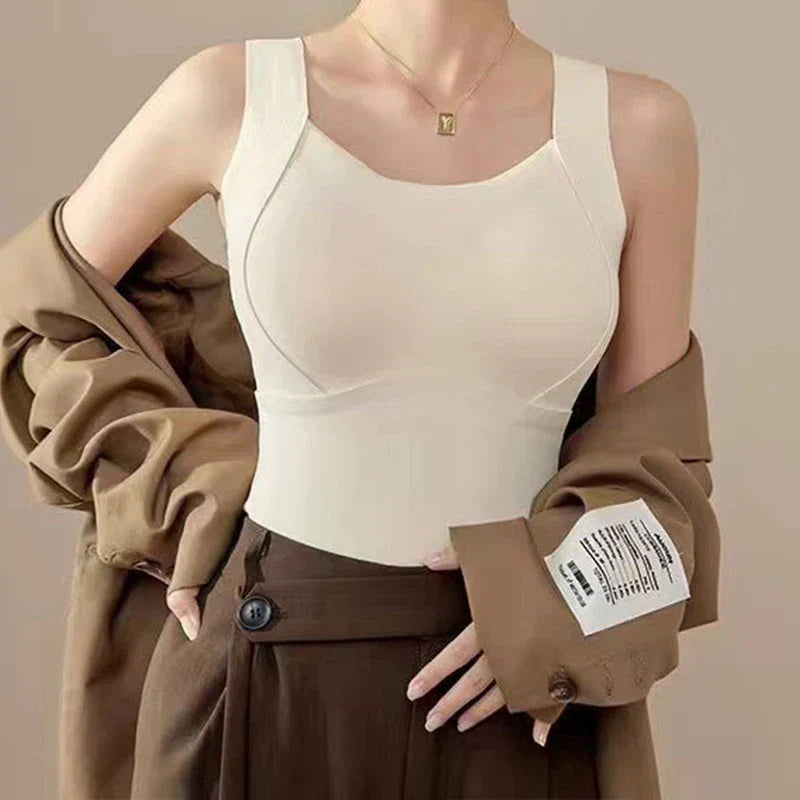💃2025 New 50%OFF✨Thickened Warm Tank Top with Lined Bra