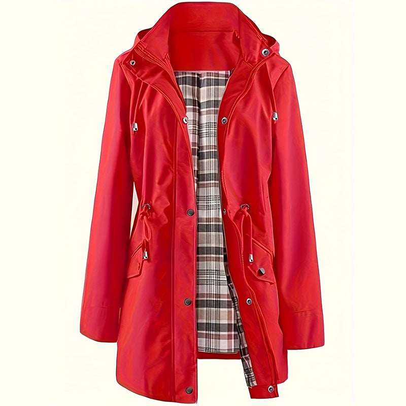 🔥Hot Sale 49% Off🔥Solid Color Casual Jackets, Waterproof and Windproof Coats, Hooded Windbreakers