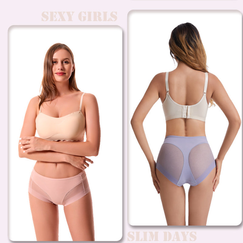 šBuy 2 get 1 Freeā³High Waist Ice Silk Seamless Shaping Briefsļ¼3PCSļ¼
