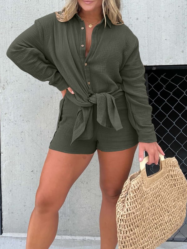 💥Hot Sale -49% OFF✨Barcelona Breeze Romper Dress Set