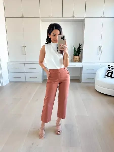 👖🍂 2025 AUTUMN HOT SALE 50% OFF💷Stretch Twill Cropped Wide Leg Pants