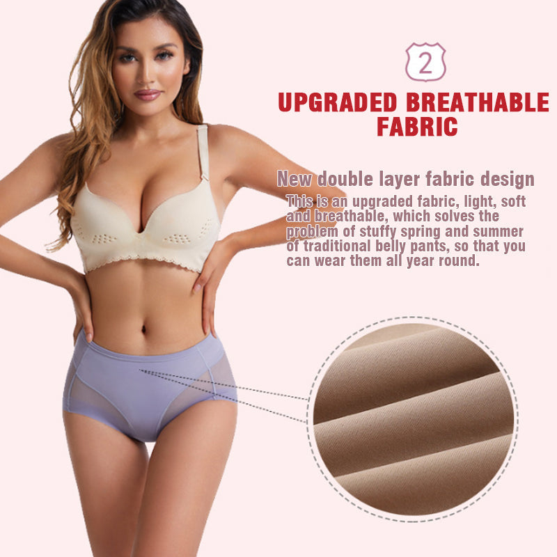 šBuy 2 get 1 Freeā³High Waist Ice Silk Seamless Shaping Briefsļ¼3PCSļ¼