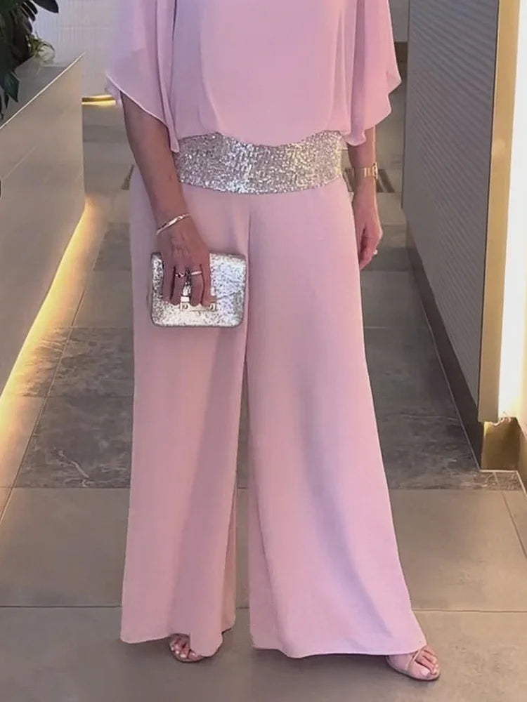 🎉Sparkle Sale 49% Off🔥Chic & Elegant Sequin Color Block Set