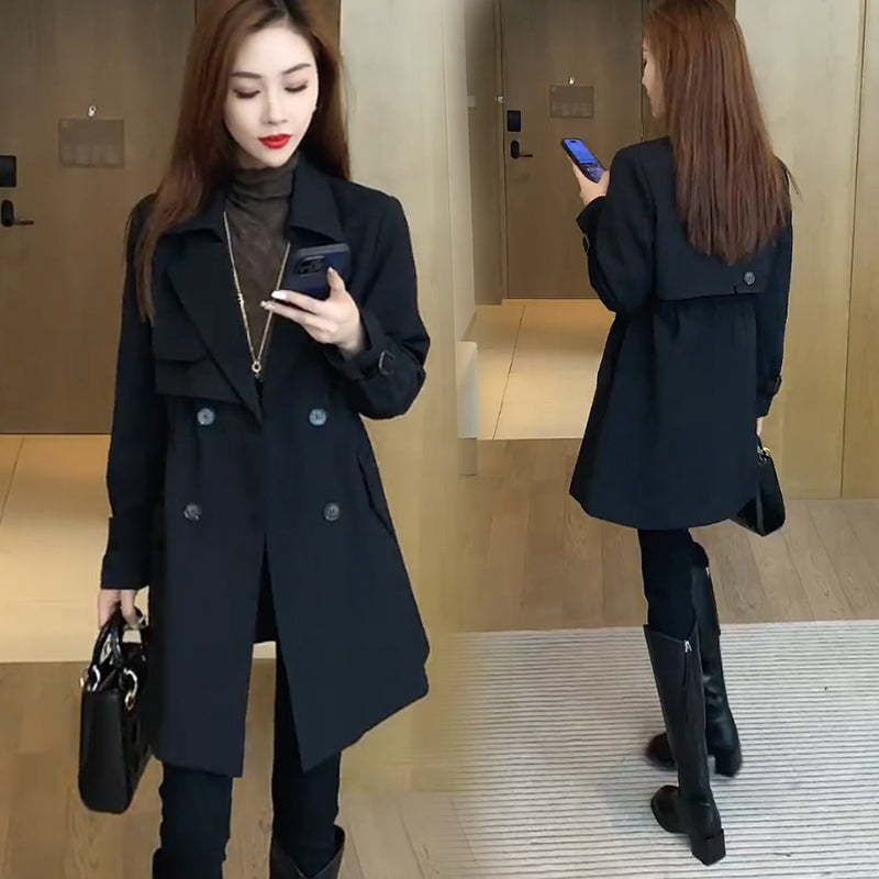 🌸Spring Specials🌸 Comfortable Waisted Lapel Trench Coat