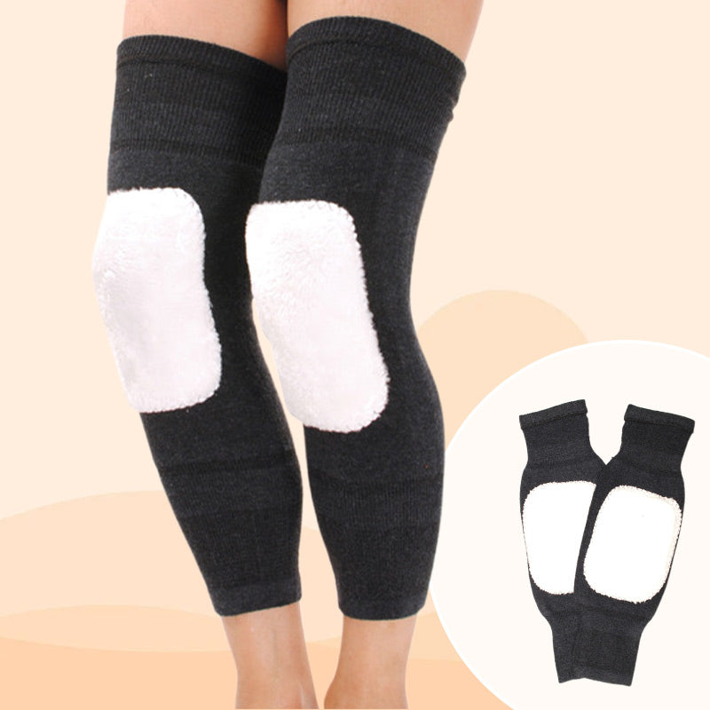 🔥2025 HOT SALE🔥 Universal Cold Protection Thickened Faux Furred Knee Pads
