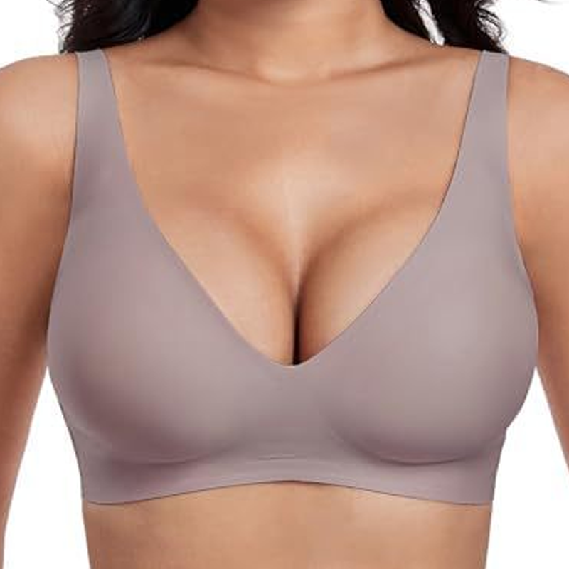 đSummer Hot Sale 49% OFFâ°Deep V Plunge Push-up Wirefree Seamless Bra