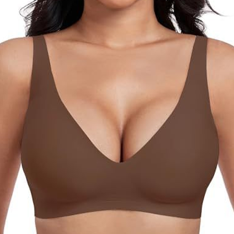 đSummer Hot Sale 49% OFFâ°Deep V Plunge Push-up Wirefree Seamless Bra