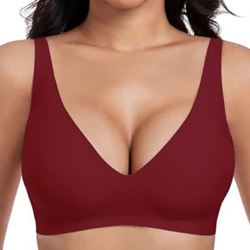 đSummer Hot Sale 49% OFFâ°Deep V Plunge Push-up Wirefree Seamless Bra