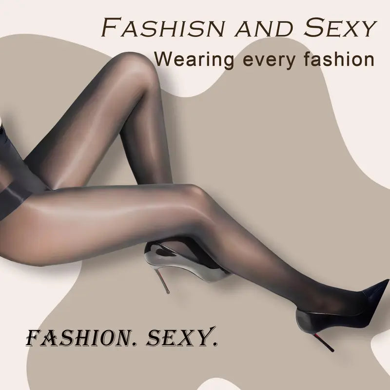 🔥Final 3 Hours: 50% OFF🔥Shiny oil sheer Tights Pantyhose for Women