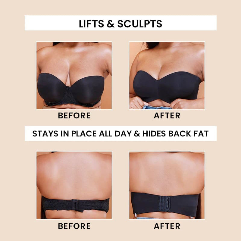 💕What should I wear tomorrow?💕Summer Sale Non-Slip Full-Coverage Bandeau Bra