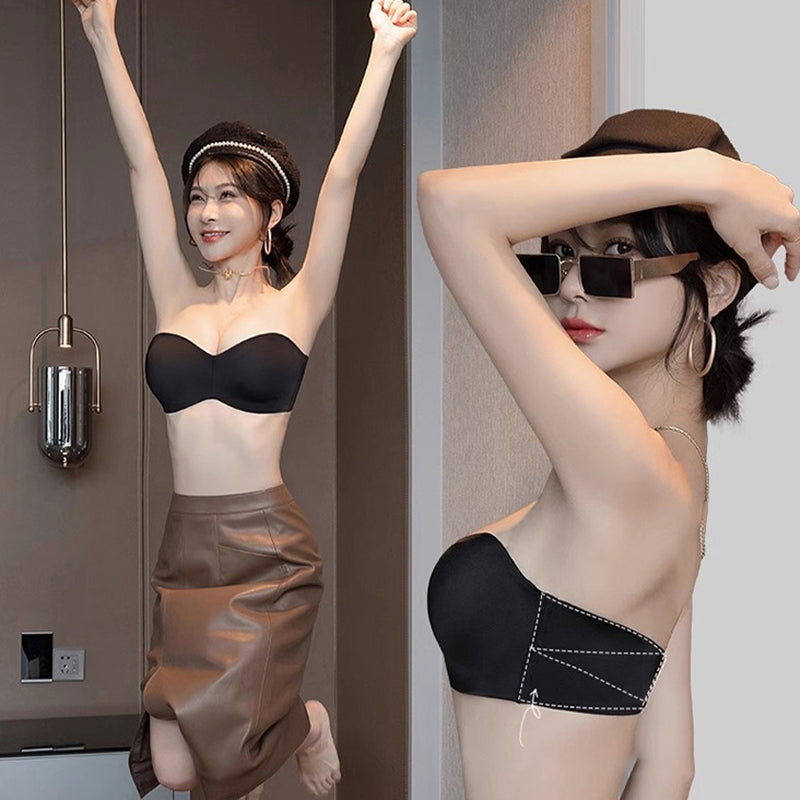 💕What should I wear tomorrow?💕Summer Sale Non-Slip Full-Coverage Bandeau Bra