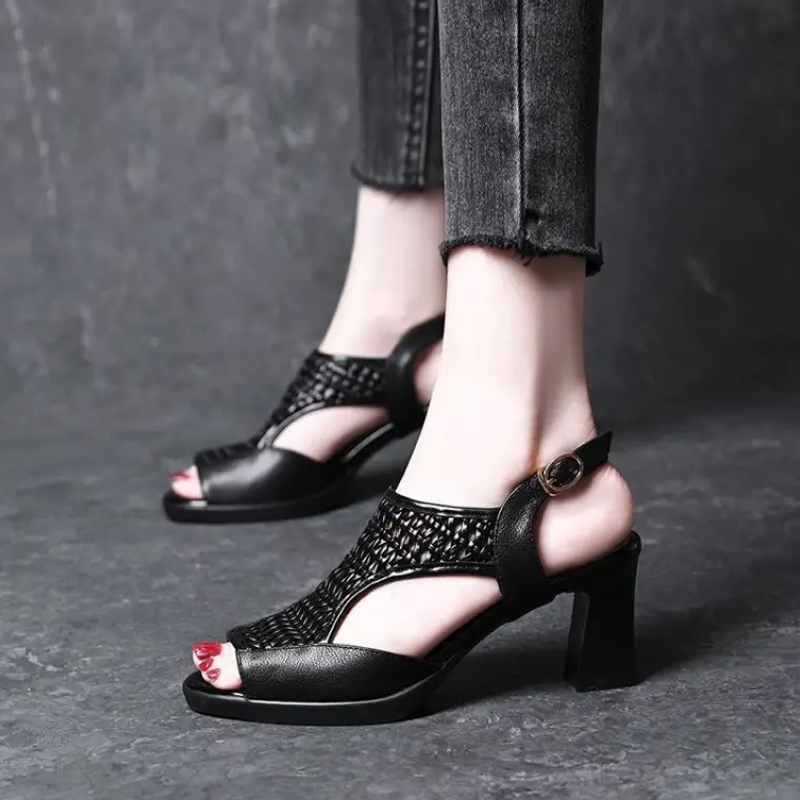 Women’s Soft Comfort Open-Toe Heels