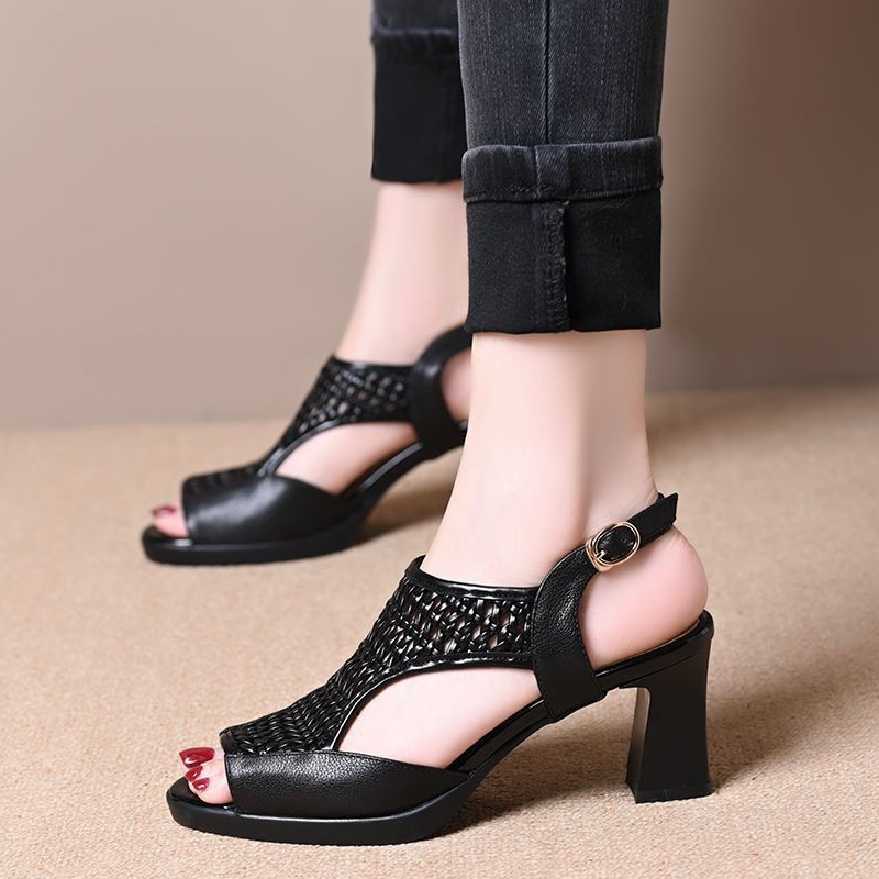Women’s Soft Comfort Open-Toe Heels