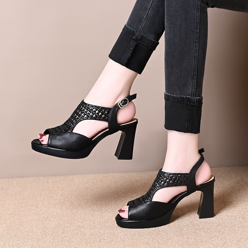 Women’s Soft Comfort Open-Toe Heels