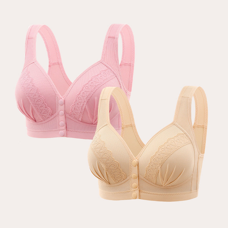 Buy 4 get 2 free✨ Breathable cotton bra with knot at the front