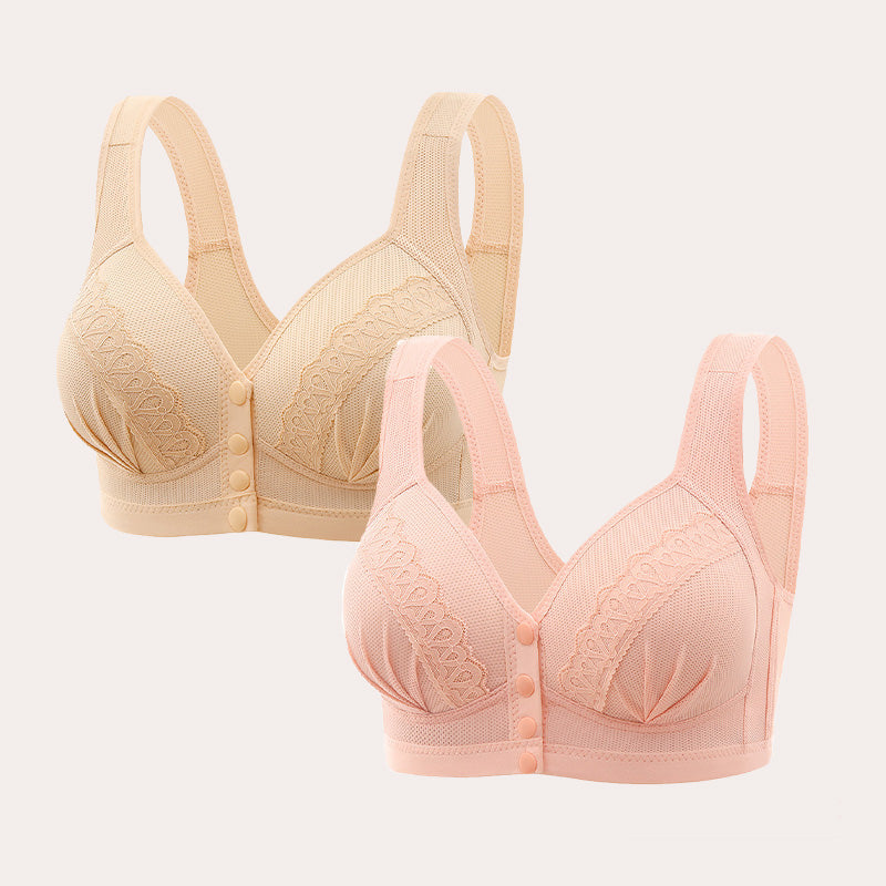 Buy 4 get 2 free✨ Breathable cotton bra with knot at the front