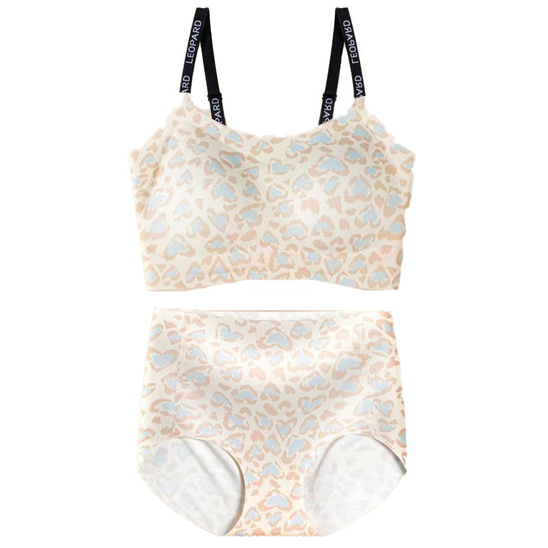 🍂Autumn Promotion 50%💕Women's Seamless Leopard Bra & Panty Set