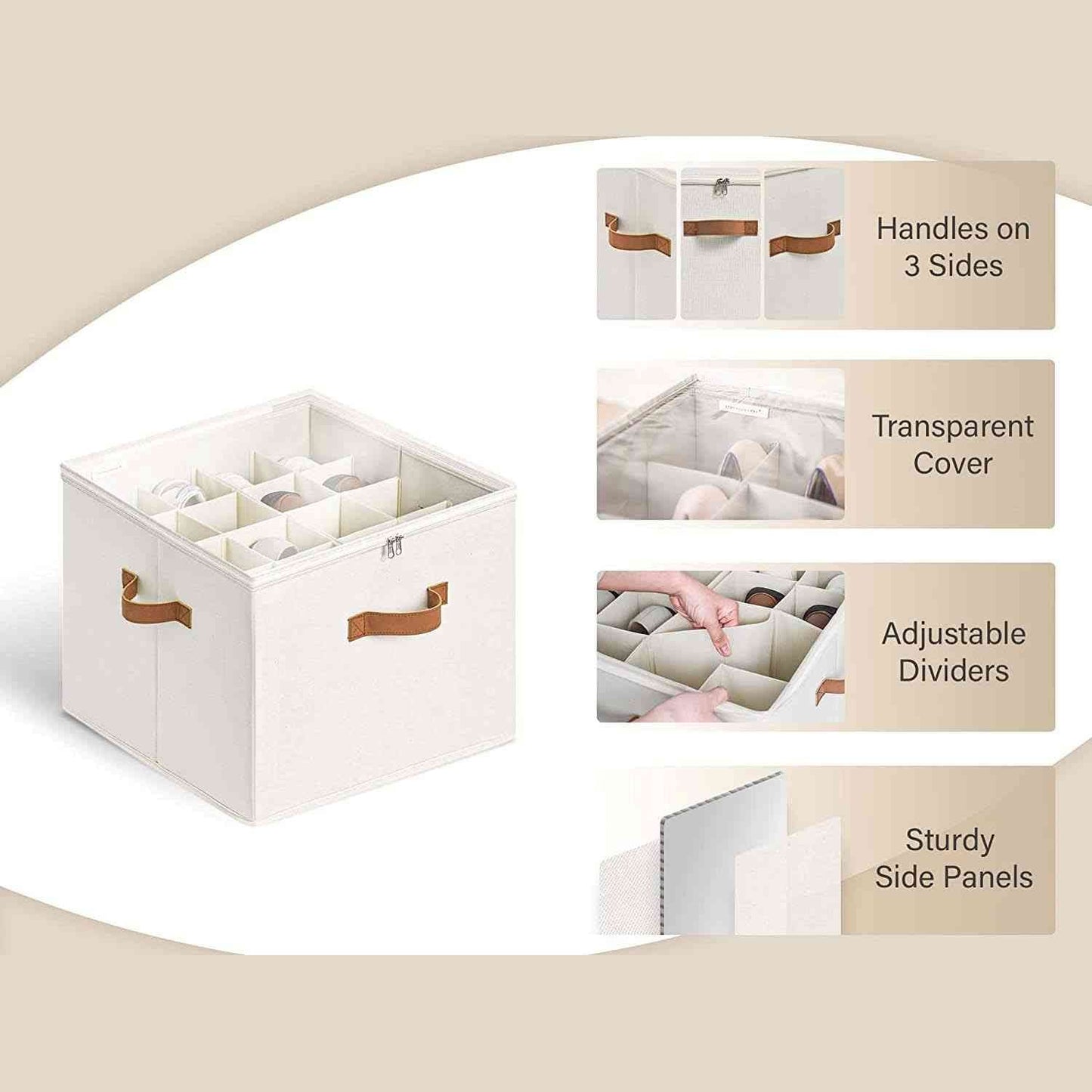 ⏳Limited time 50% off💥Transparent, foldable PVC shoe box, waterproof storage box for office