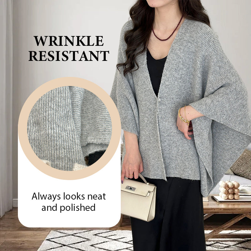 🏆50K+ SOLD! Almost Gone - 49% OFF💕Women's Elegant Knit Cardigan Cape