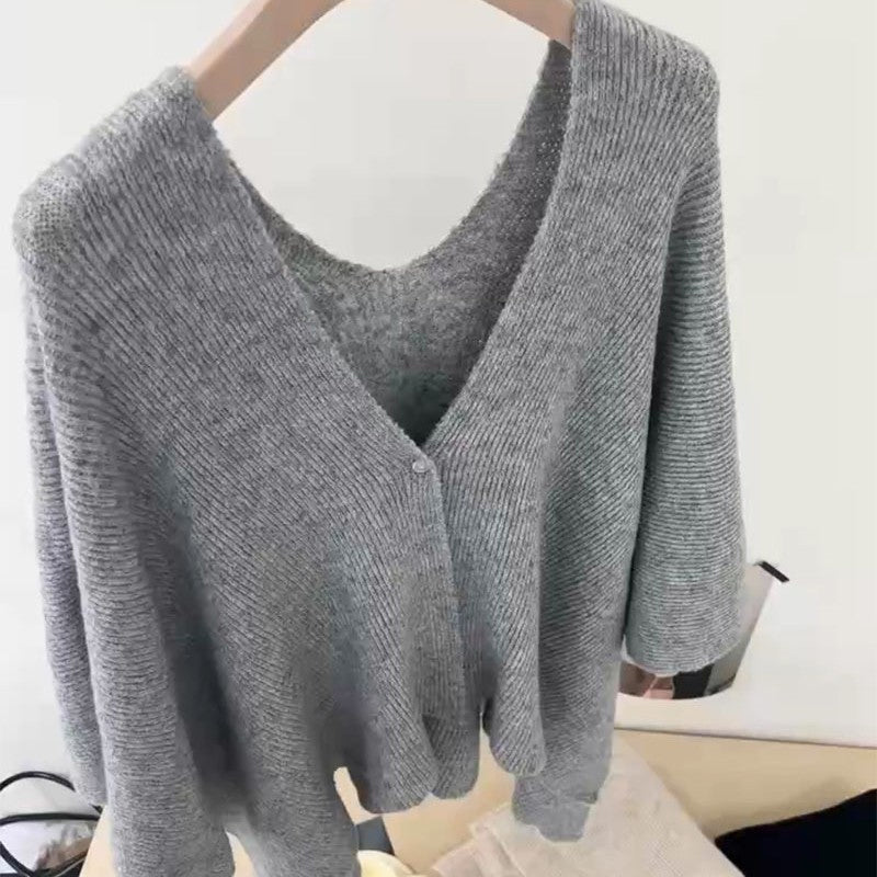 🏆50K+ SOLD! Almost Gone - 49% OFF💕Women's Elegant Knit Cardigan Cape