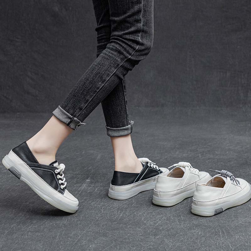 Women's Casual Artificial Leather Shoes