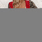 Hooded double-faced leopard print coat