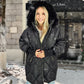 ❄️Winter Sales❄️Women's Mid-length Parka Coat with Knit Sleeves ✈️Free shipping✈️