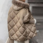 ❄️Winter Sales❄️Women's Mid-length Parka Coat with Knit Sleeves ✈️Free shipping✈️
