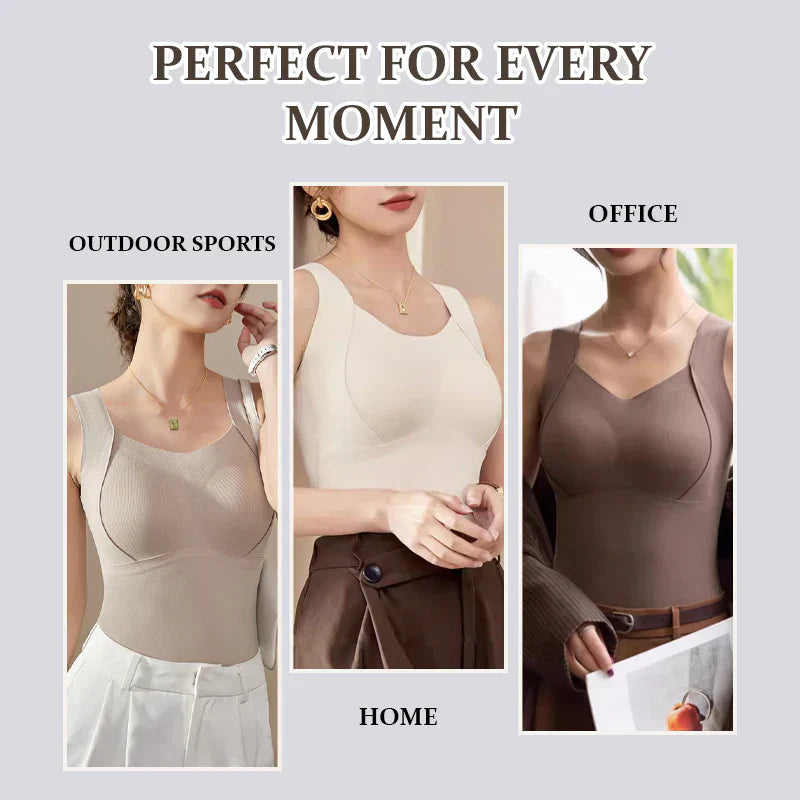 💃2025 New 50%OFF✨Thickened Warm Tank Top with Lined Bra