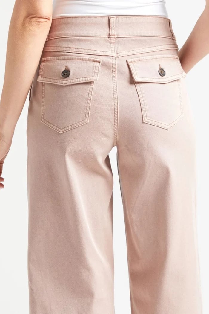 👖🍂 2025 AUTUMN HOT SALE 50% OFF💷Stretch Twill Cropped Wide Leg Pants