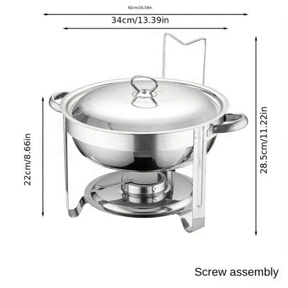💎 -50% SUR L'ENSEMBLE DE BUFFET INOX ! 💎 2 Réchauds Professionnels, 5 Litres & Chauffage au Combustible Inclus ✨✈️livraison gratuite