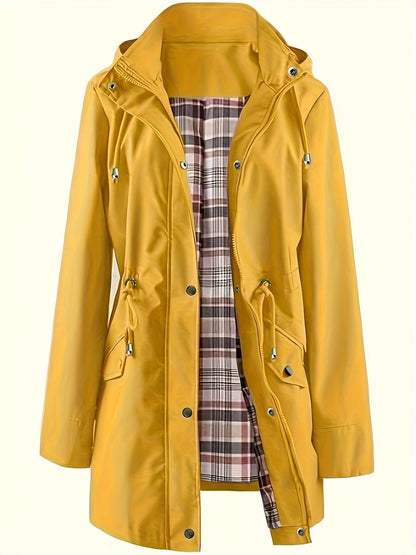 🔥Hot Sale 49% Off🔥Solid Color Casual Jackets, Waterproof and Windproof Coats, Hooded Windbreakers