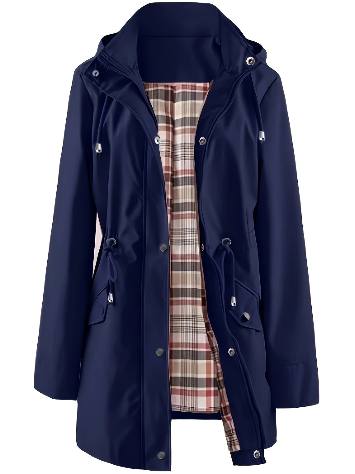 🔥Hot Sale 49% Off🔥Solid Color Casual Jackets, Waterproof and Windproof Coats, Hooded Windbreakers