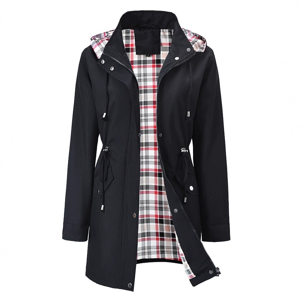 🔥Hot Sale 49% Off🔥Solid Color Casual Jackets, Waterproof and Windproof Coats, Hooded Windbreakers