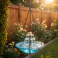 🔥💐 SOLDES DE PRINTEMPS - 52 % DE RÉDUCTION ⚡ PLUS DE 50 000 VENDUS ! 🐦 Baignoire à oiseaux suspendue solaire – Fontaine ou distributeur de nourriture pour oiseaux