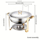 💎 -50% SUR L'ENSEMBLE DE BUFFET INOX ! 💎 2 Réchauds Professionnels, 5 Litres & Chauffage au Combustible Inclus ✨✈️livraison gratuite