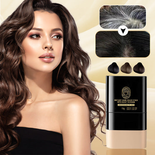 Bâton de coloration instantanée avec peigne intégré