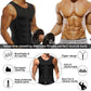 🔥Summer Hot Sale 50% OFF💥Men's Workout Zipper Body Shaper Tank Top