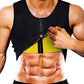 🔥Hot Sale 50% OFF💥Men's Workout Zipper Body Shaper Tank Top