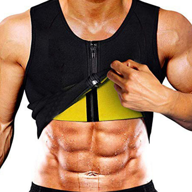 🔥Hot Sale 50% OFF💥Men's Workout Zipper Body Shaper Tank Top