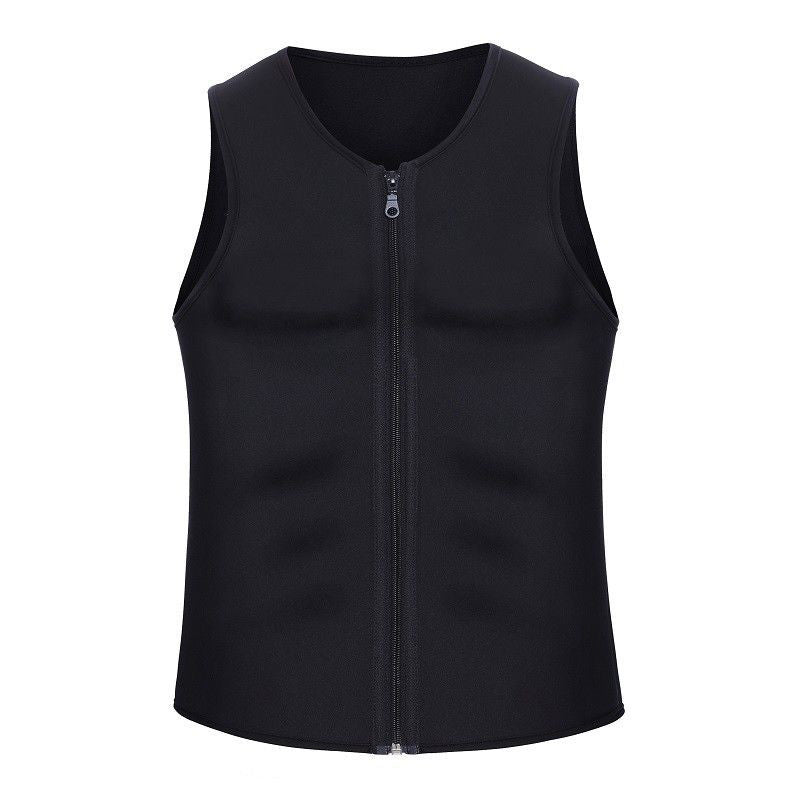 🔥Summer Hot Sale 50% OFF💥Men's Workout Zipper Body Shaper Tank Top