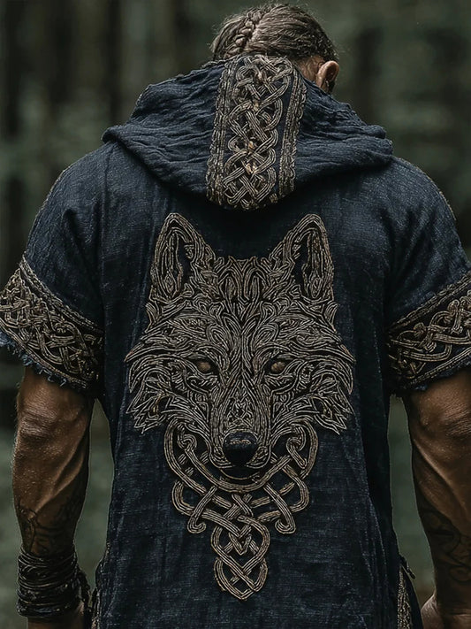 Men's Viking hooded T-shirt