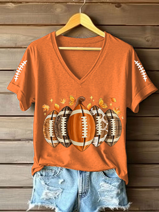 Women's Football Lover Short Sleeve T-Shirt